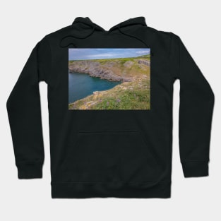 Mewslade Bay on the Gower Way, South Wales Hoodie